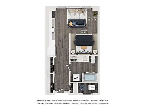 Floor plan S1- ADA