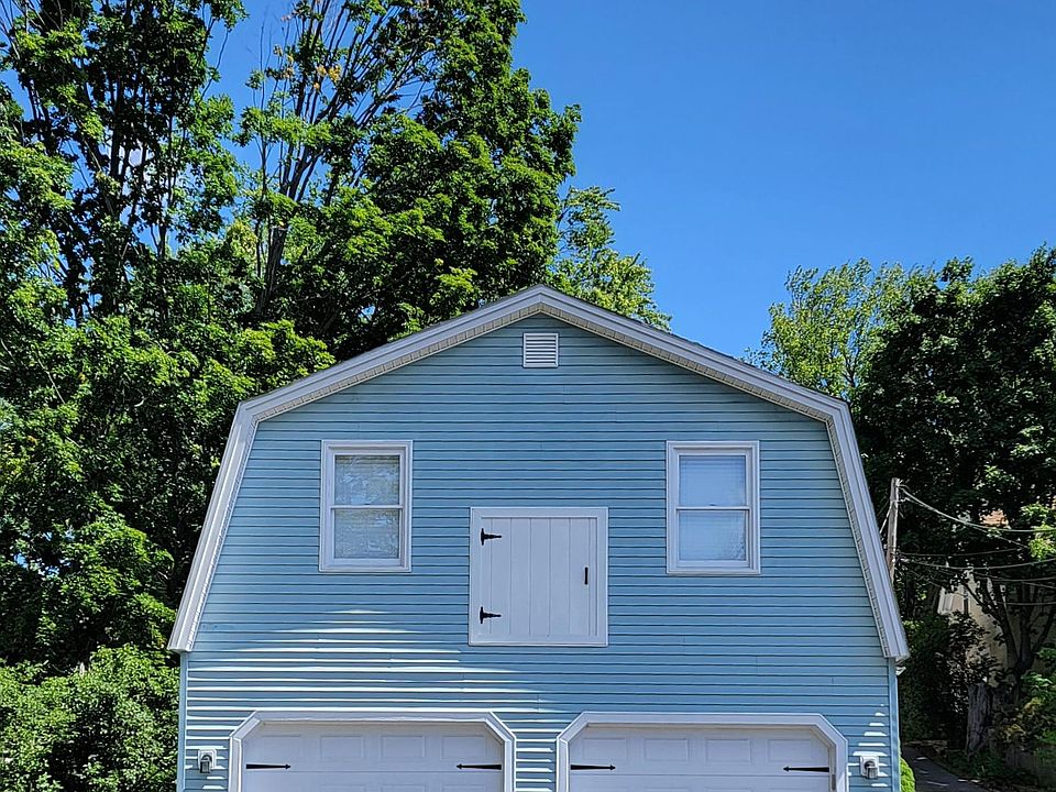 Apartment is located over garage