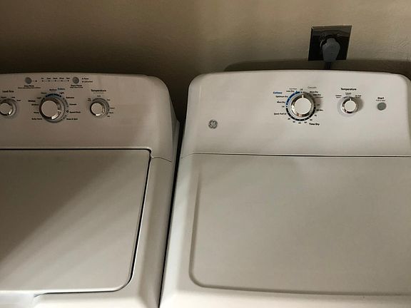 High efficiency washer and dryer included!