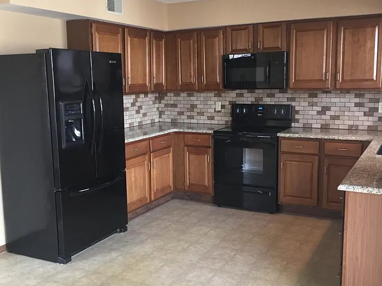 All new appliances and tile