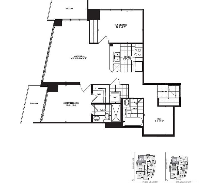 2nd image of 530 Saint Clair Ave W #1502
