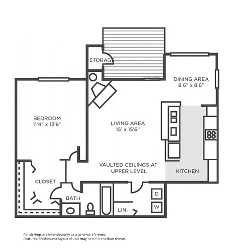 Floor plan A1 - Renovated