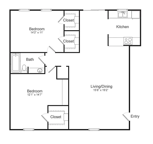 Floor plan B1
