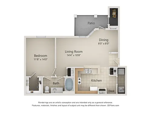 Floor plan The Creekbend