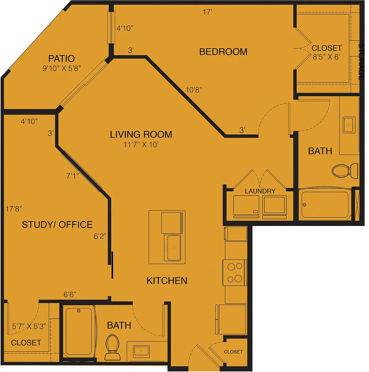 Floor plan B2-Ocotillo