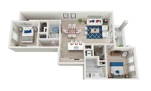 Floor plan B5-1093sf