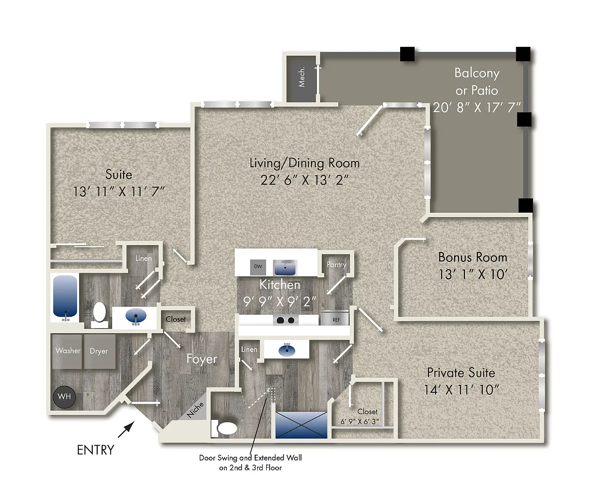 Floor plan The Rowan