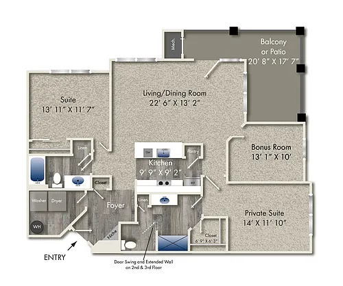 Floor plan The Rowan