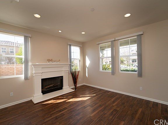 Formal living room with fireplace