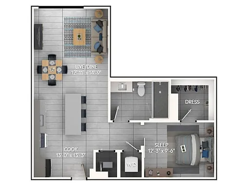 Floor plan A3d