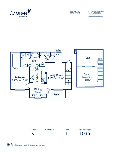 Floor plan K