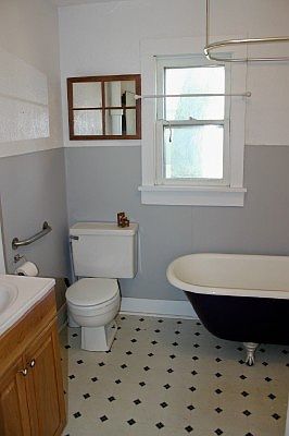 Bathroom with W&D
