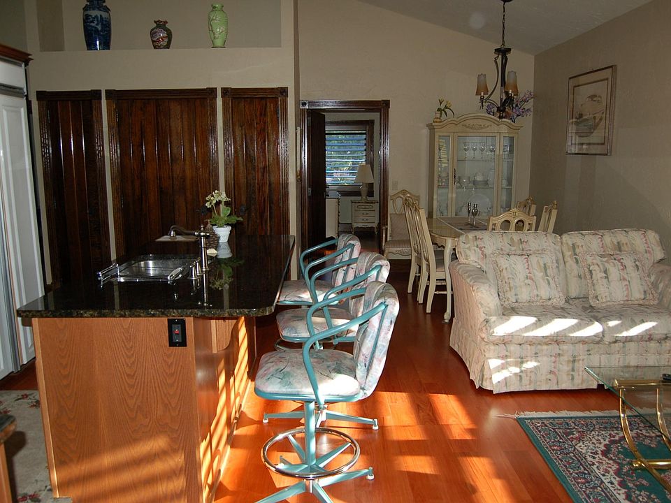 Kitchen-Living-Dining Area w/Rosewood Flrs