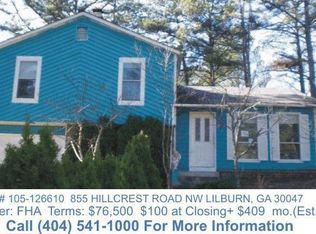 855 Hillcrest Rd, Lilburn, GA 30047