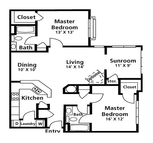 Floor plan B2