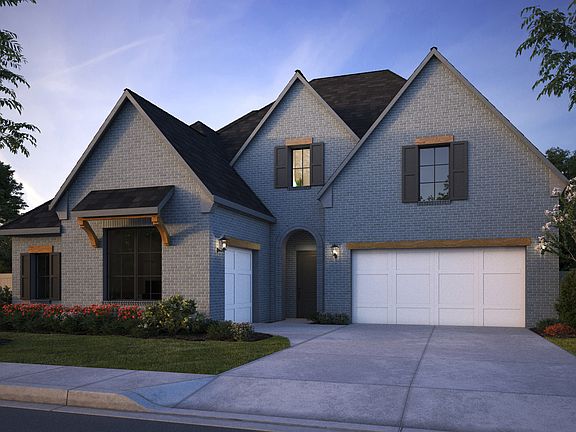 Brenham III Elevation B - Optional Cedar Headers