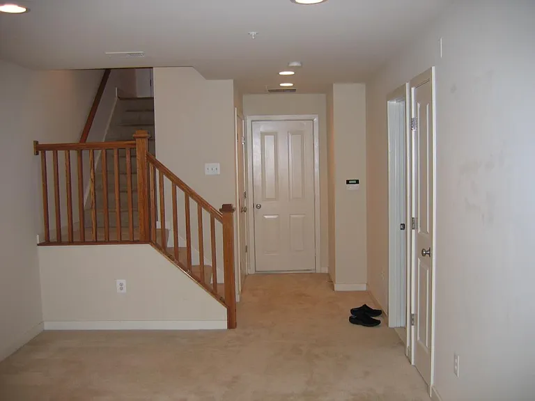 Lower level room towards garage