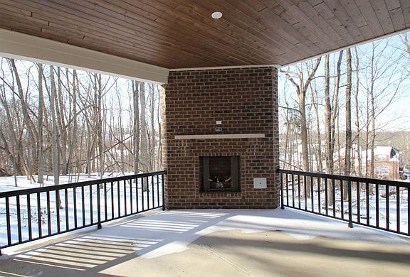 The Celestial Covered Patio with fireplace