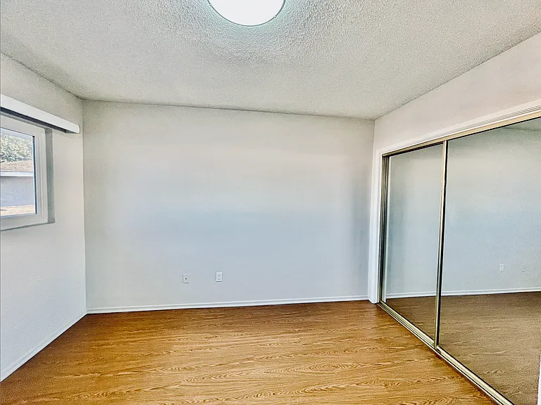 Seondary bedroom with large closet
