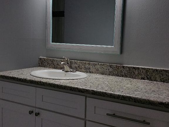 high vanity, granite counter tops