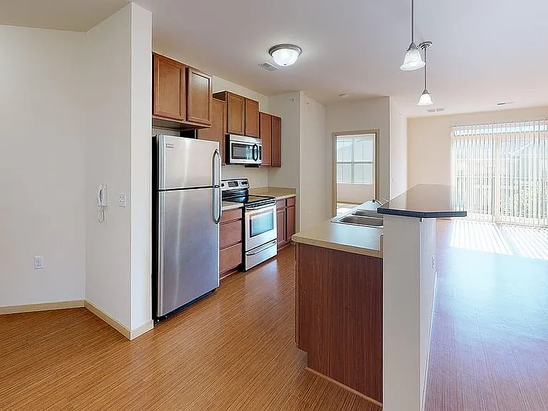 2-Bedroom2-Bathroom-Unit-321-Kitchen + Living