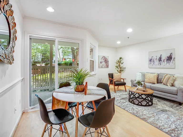 Space for a separate dining table.