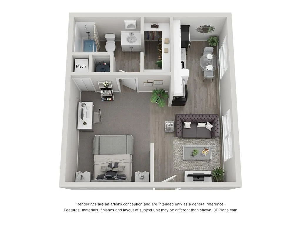 Floor plan Studio