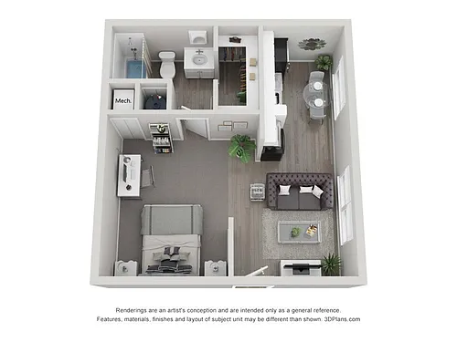 Floor plan Studio