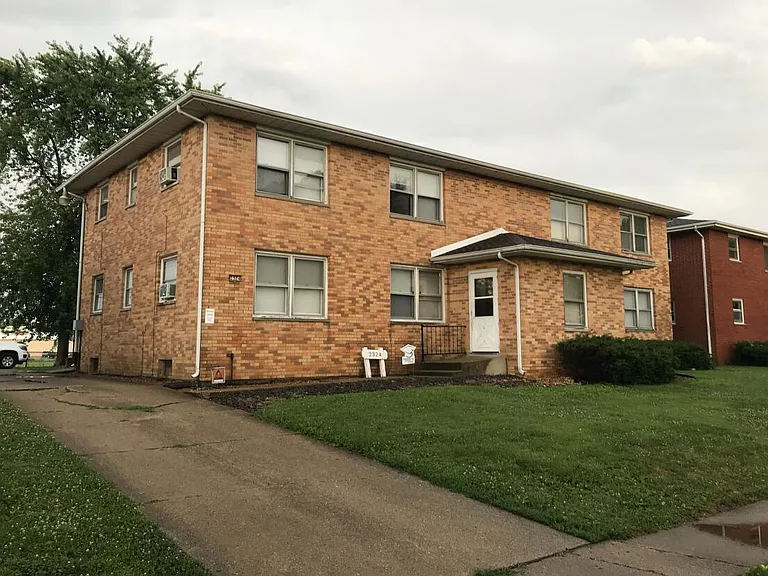 Front view of apartment.