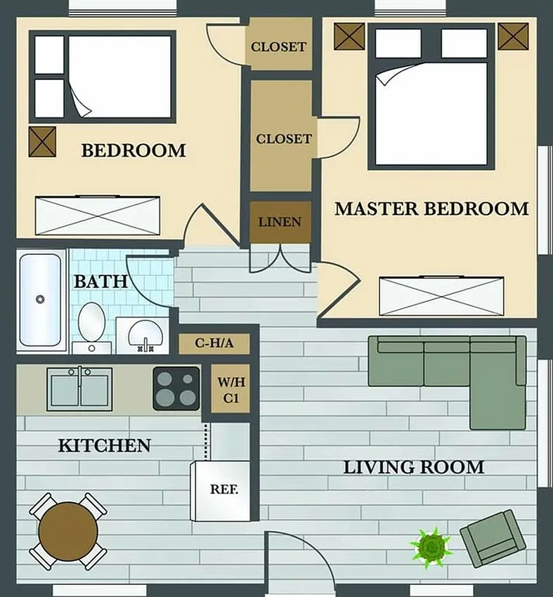 Floor plan B1