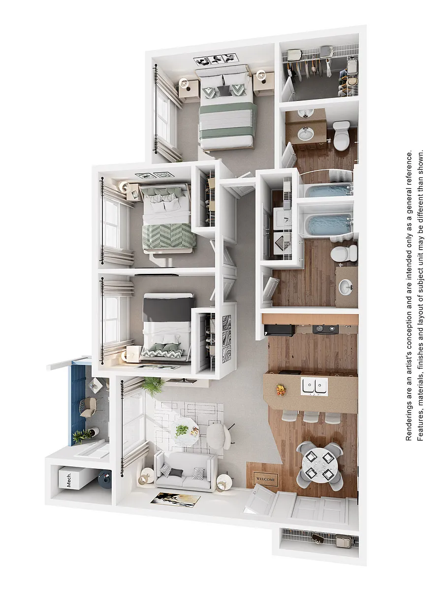 Floor plan Evergreen A