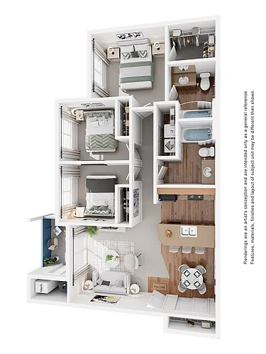 Floor plan Evergreen A