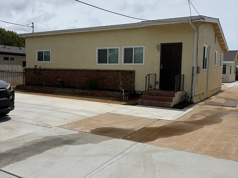 Front house with two parking spaces
