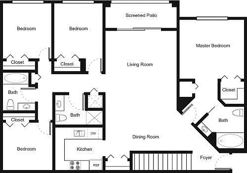 Floor plan D4 - 4D
