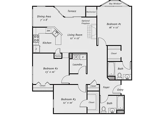 Floor plan C3
