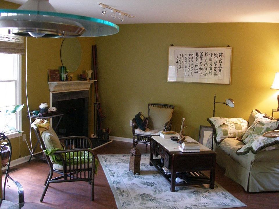 Living Room w/Wood Fireplace