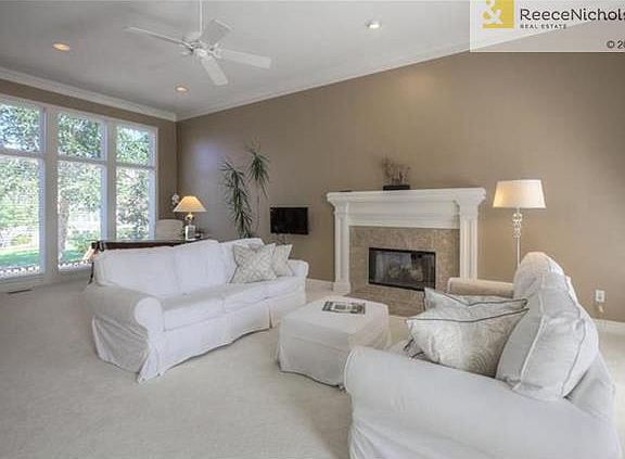 Additional view of living space.  Very lightly lived in home.  Gas fireplace