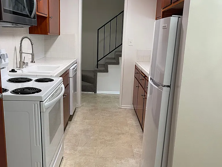 Kitchen view from dining area
