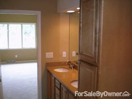 master bath
						:
						Undermount sinks whirlpool bath walk in shower. Custom tile work