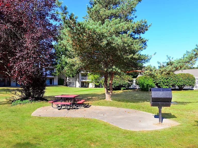 Resident BBQ & picnic area at Capitol City in Lacey, WA