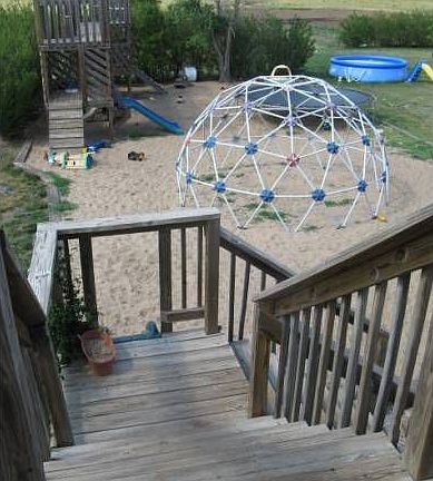 slide into play area!