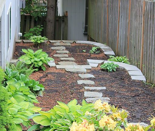 North side yard