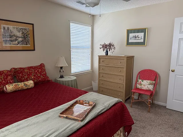 Second bedroom - queen bed could be replaced with 2 twins
