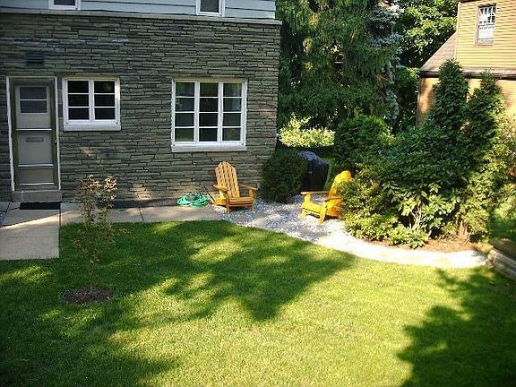 New sitting and grilling area