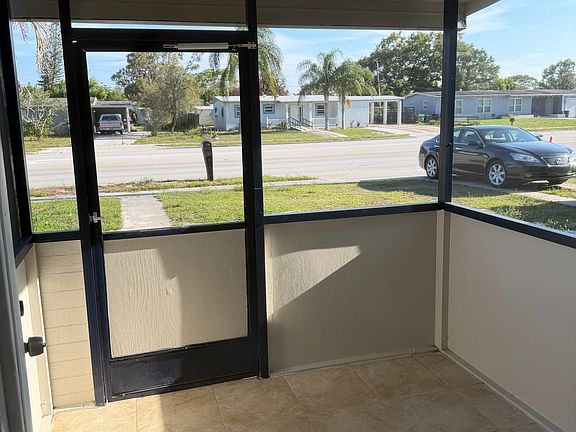 Newly tiled front entryway