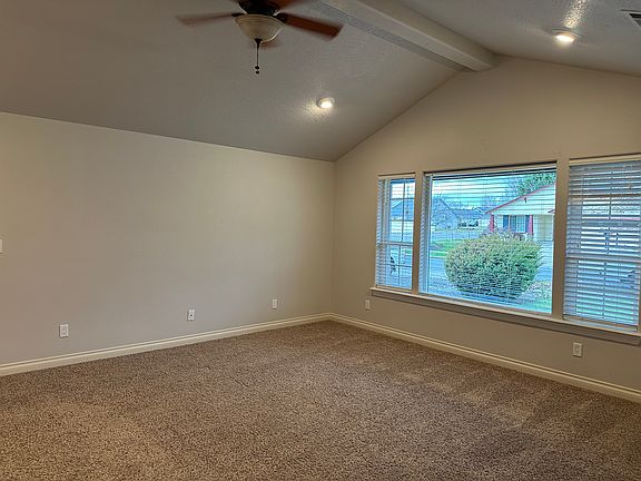 family/living room with ceiling fan