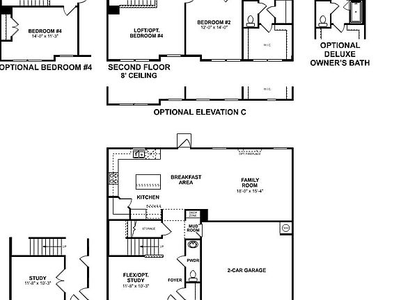 Findlay II Floorplan with Options