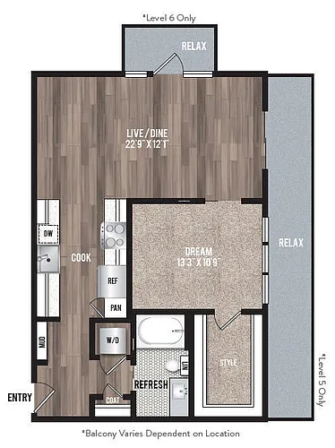 Floor plan A22