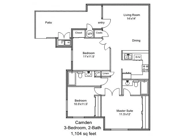 Floor plan Camden