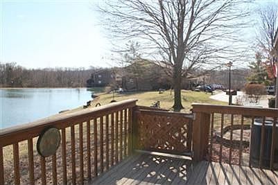 Deck overlooking the lake with Access ramp.